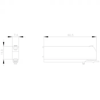 Siemens 3ZY1122-1BA00 redna stezaljka, 6 komada