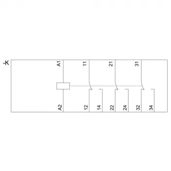 Siemens SIRIUS LZX:PT370024 utični relej 24V DC 3CO 10A
