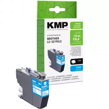 KMP 1538,4003 High Yield Cyan Ink Cartridge Compatible with Epson T0712