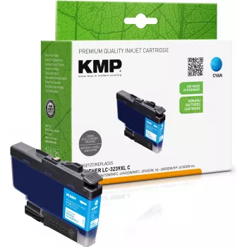 KMP Cyan Compatible Ink Cartridge for Brother LC-3239XLC (High Yield) 1543,4003