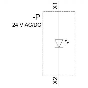 SIEMENS SIRIUS ACT LED modul s integriranom LED, 24V AC/DC, žuti (3SU14012BB301AA0)