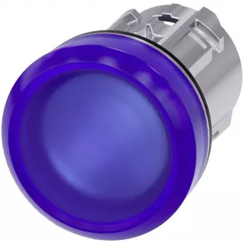 Siemens SIRIUS ACT plosnato signalno svjetlo, plavo, 22mm, 24V AC/DC 3SU1051-6AA50-0AA0