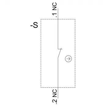 Siemens SIRIUS ACT kontaktni modul 3SU1400-1AA10-1MA0, 1 NO + 1 NC, vijčani priključak, 500 V AC/DC