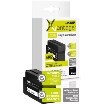 KMP XVantage Black Pigmented Ink Cartridge Compatible with HP 953XL (L0S70AE) 1747,4081