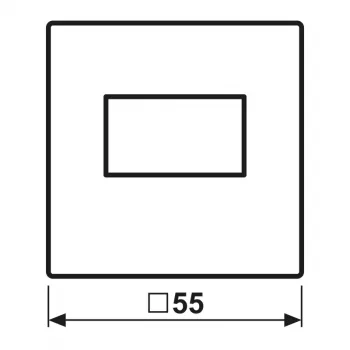 JUNG A 1569 USB ANM poklopac za USB punjač, lakirani termoplast, serija A, antracit mat
