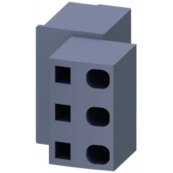 Siemens 3RV2917-5D priključni blok za SIRIUS 3RV2.2/3RV2.3 prekidače, 6 mm², vijčani priključak, sivi