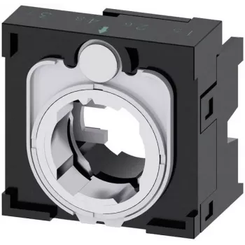 Siemens SIRIUS ACT držač za 4 upravljačka uređaja, 22 mm, crna plastika, ugradnja na prednju ploču, 3SU1500-0BA10-0AA0