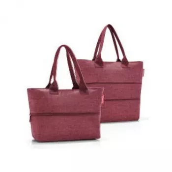 reisenthel shopper e1 torba za kupovinu, Twist Maroon, 12L, RJ3104