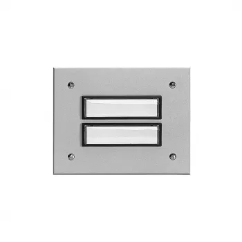 Grothe ETA 802 EV1 pokrovna ploča 95x95mm eloksirani aluminij srebrna za modularne vratne stanice 55802