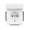 Busch-Jaeger SCHUKO Socket Outlet Insert Studio White 20 EUKBR-84 (2CKA002018A1529)