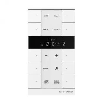 Busch-Jaeger sobni termostat 10-struki, bijeli SBR-F-10.0.11-84 (2CKA006220A0889)