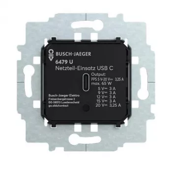 Busch-Jäger 6479 U uložak napajanja s USB-C 2CKA006400A0436