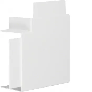 HAGER ravni kut bez halogena PVC 60x110mm prometno bijeli RAL 9016 za LF/FB kanal na parapetu LF6011059016