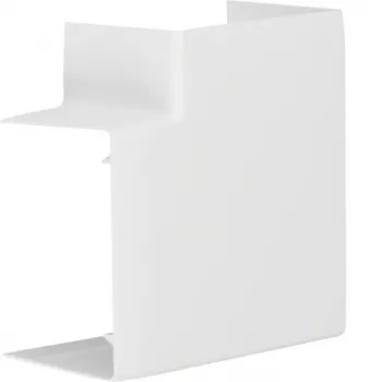 Hager LFF6009059016 ravni kut 90° za 90x60 mm kanal, bijeli RAL 9010