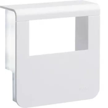 HAGER Device Carrier Upper Part, Lateral Mirror, 20x80 mm, Traffic White (SL200809329016)