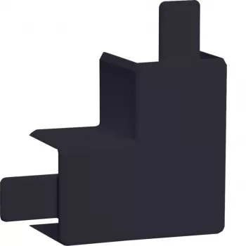 Hager LFF2003559011 ravni kut 33x20 mm grafitno crni