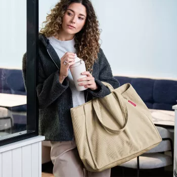 reisenthel Softshopper Cord Sand torba za rame GR6052 poliester 28 litara