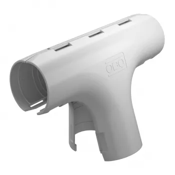 OBO Bettermann Quick-Pipe T-spojnik 3000 TMS M32, svijetlo sivi (2153845)