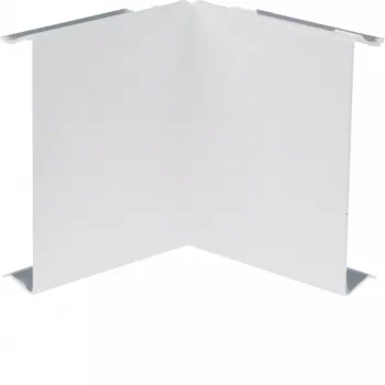 HAGER BRS0802I9016 unutarnji kutni poklopac, čelični lim, prometno bijeli RAL 9016, za BR kanal 80x20 mm