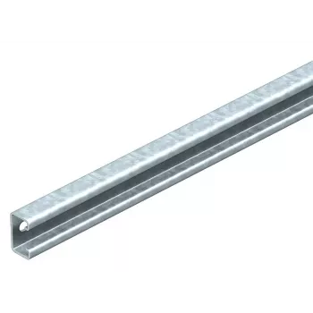 OBO Bettermann MS serija C-profilna montažna šina 40x22 mm, vruće pocinčani čelik, 4920 mm duljina, prorezna 6007244