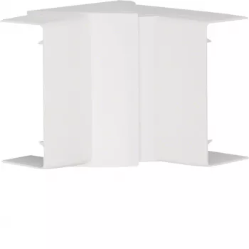 HAGER podesivi unutarnji kut LFF4009049016 bijeli PVC za kabelski kanal LF/LFF 40x90mm