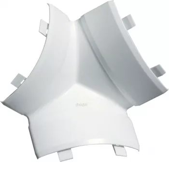 HAGER EK4004089016 T-komad prometno bijeli za kabelski kanal 40x40 mm