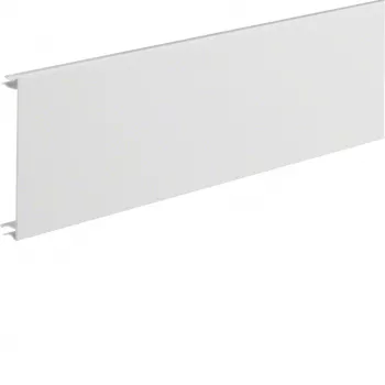 Hager BRA12029016 poklopac kanala za seriju BRA, širina 120 mm, duljina 2000 mm, prometno bijeli (RAL 9016)