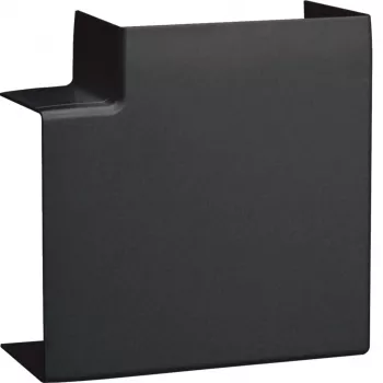 Hager LFF6011059011 Ravni kutni poklopac reza Grafit Crna za kanal 60x110 mm
