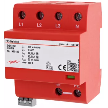 DEHN DSH TNS 255 FM Kombi odvodnik tip 1+2 za TN-S sustave (941405)