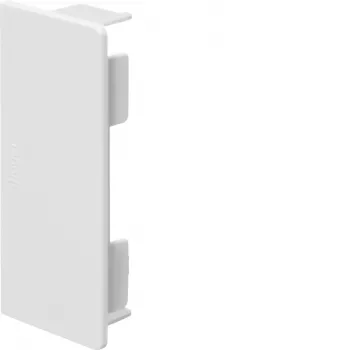 Hager LF4009069016 End Cap for LF 40x90mm Cable Trunking, Halogen-Free, Traffic White (RAL 9016)