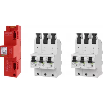 DEHN SET 2 DSH ZP B2 LSG 909656 Set za zaštitu od prenapona TT + 2x DSHU