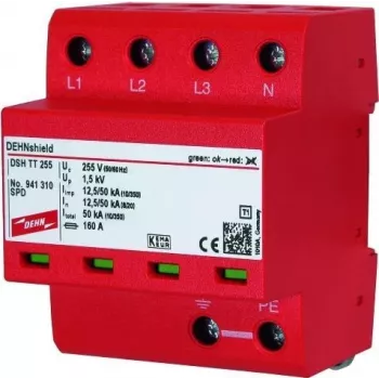 DEHN DSH TT 255 tip 2 zaštita od prenapona 1+1 polna 230/400V 40kA DIN tračnica 941310