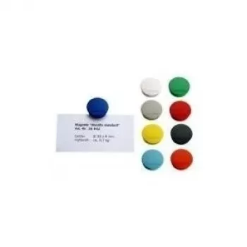 Magnetoplan Discofix Okrugli magnet standard crveni ferit puni 0,7 kg sila držanja (1664206)