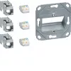 Hager Teha GMKSRJ45C6A3 Cat.6A oklopljeni RJ45 priključni modul