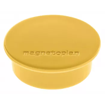 Magnetoplan Discofix okrugli magnet žuti, masivna feritna jezgra, sila držanja 2,2 kg 1662002