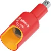 Wera 781 B/A VDE izolirani adapter, 3/8 inch četvrtasti pogon na 1/4 inch šesterokut, mehaničko blokiranje 05024692001