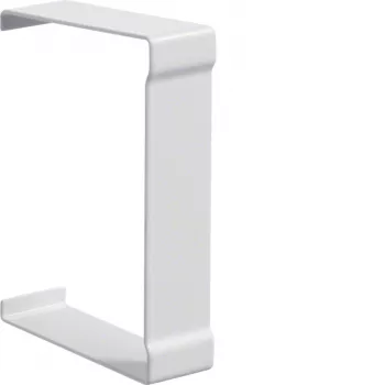 Hager BR6510079016 pokrov za rezanje za 68x100mm kabelski kanal, 80mm gornji dio, prometno bijeli RAL 9016