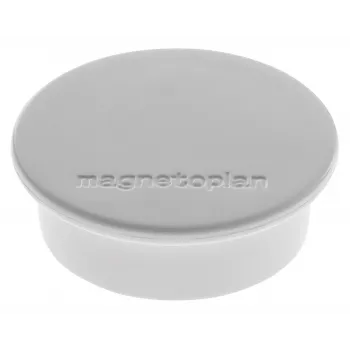 Magnetoplan Discofix okrugli magnet, sivi, masivna feritna jezgra, sila držanja 2,2 kg (1662001)