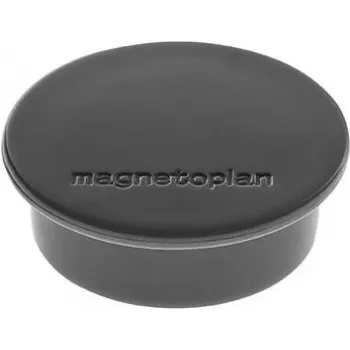 MAGNETOPLAN HOLTZ Discofix okrugli magnet, crni, feritna puna jezgra, sila držanja 2,2 kg, 30 mm, pakiranje od 10 (1662012)