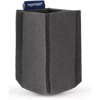 magnetoplan magnetoTray mali držač za olovke, sivi filc, 100% reciklirani PET, magnetski 1227601