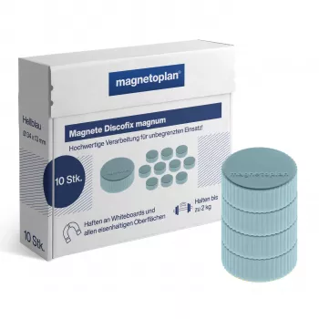 MAGNETOPLAN HOLTZ Discofix okrugli magnet Magnum, plavi, puna feritna jezgra, 2,0 kg snage držanja (1660003)