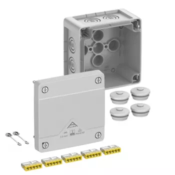Spelsberg Abox Pro 040-2,5² IP66 razvodna kutija, 5-polna, siva 40243001