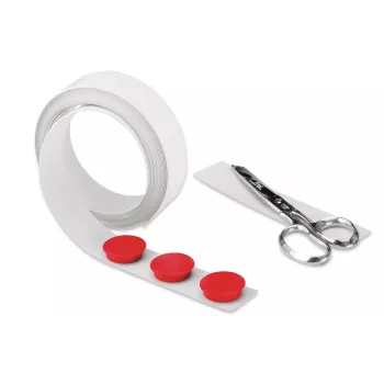 Magnetoplan magnetska traka bijela samoljepljiva 35 mm x 5 m fleksibilna metalna traka za montažu 5705105