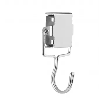Magnetoplan metalni magnet s kukom, srebrni, 28 x 30 mm, 1,5 kg snage držanja, 1 komad (16667)