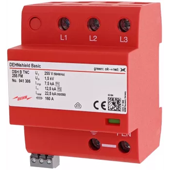 DEHN 941306 DEHNshield DSH B TNC 255 FM primjeni prilagođeni kombinirani odvodnik