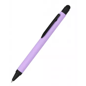ONLINE SCHREIBGERÄTE aluminijska kemijska olovka sa stylusom, ljubičasta, plava tinta (32120/3D)