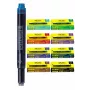 ONLINE univerzalne tinte za nalivpero, 6 različitih boja (kraljevsko plava, crna, smeđa, noćno plava, ljubičasta, crvena), Standard International kratke 70057