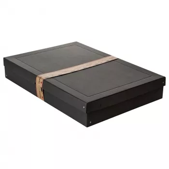 FALKEN PURE Storage Box 27.0 l Black 44.0 x 62.0 x 10.0 cm, 1 pc. 22001768000F