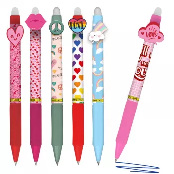 ONLINE magiXX Fun gel olovka Love& 0,7 mm plava 6 komada (70190)