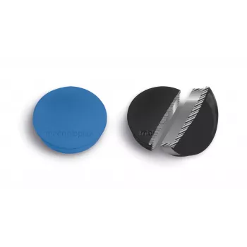 MAGNETOPLAN HOLTZ Discofix okrugli magnet standard, tamnoplavi, puni ferit, 0,7 kg sile držanja, 10 komada (1664214)